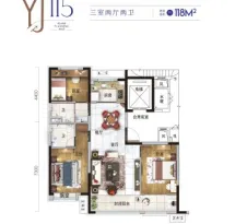 碧桂园雍华府户型信息1