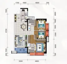 英德金地格林公馆户型信息5