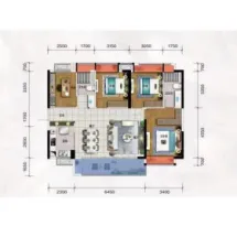 英德金地格林公馆户型信息4