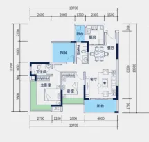 万基·新翡翠上峸户型信息5