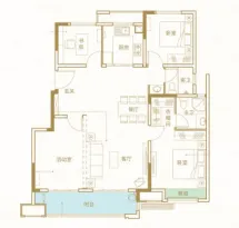 新滨湖孔雀城户型信息6