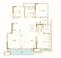 新滨湖孔雀城户型信息8
