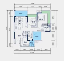 万基·新翡翠上峸户型信息1