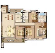 建发磐龙府四期户型信息4