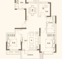 威高七彩城春风里户型信息6