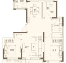 威高七彩城春风里户型信息14