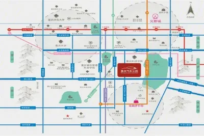 中国南山重庆汽车公园楼盘图