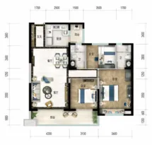 碧桂园?锦阳学府户型信息3