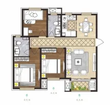 孔雀城户型信息5