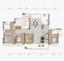 轨道中建麓江府户型信息4