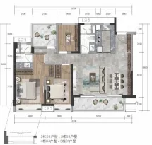旭辉兴能静安府户型信息1