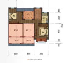 天屿湖望湖居户型信息1