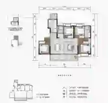 城投置地国宾璟园户型信息4