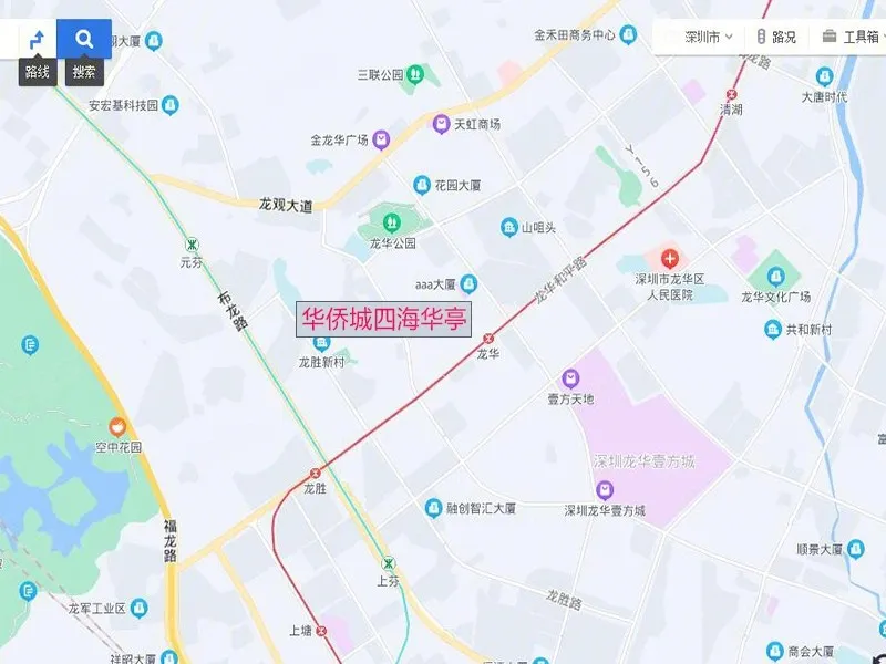 华侨城·龙胜云坊楼盘图