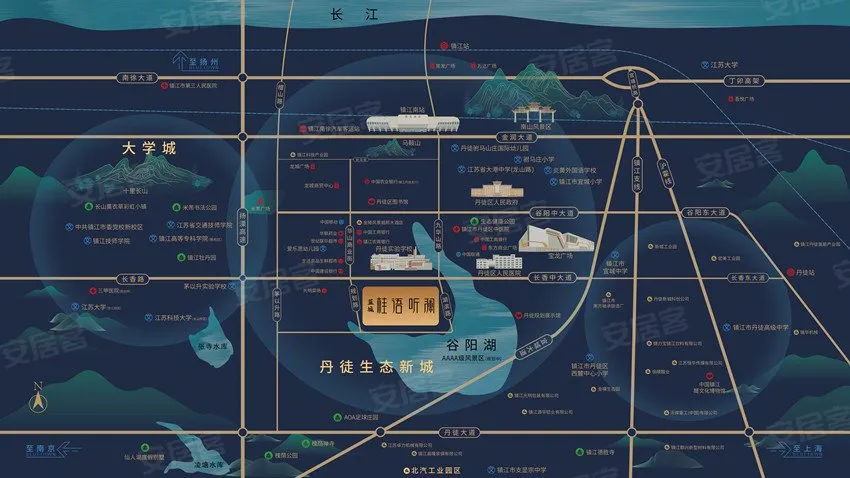 蓝城·桂语听澜楼盘图
