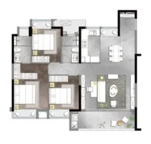 建发缦云户型信息3