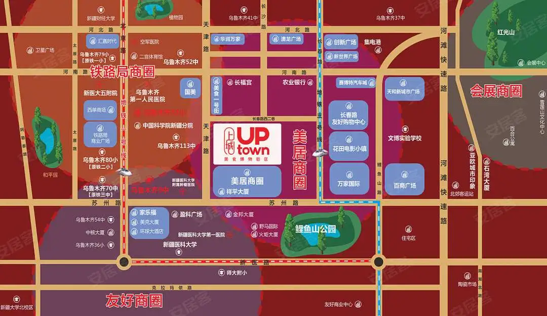 上城UPtown商铺房价