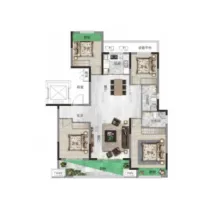 鲁山常绿林溪天悦户型信息2