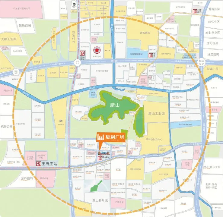 腊山复利广场楼盘图