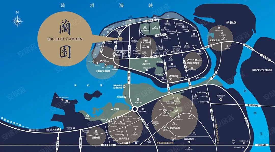 海口蘭园楼盘图