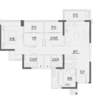 中海·汇德里户型信息3