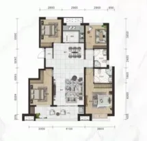 阳谷怡嘉园小区户型信息2