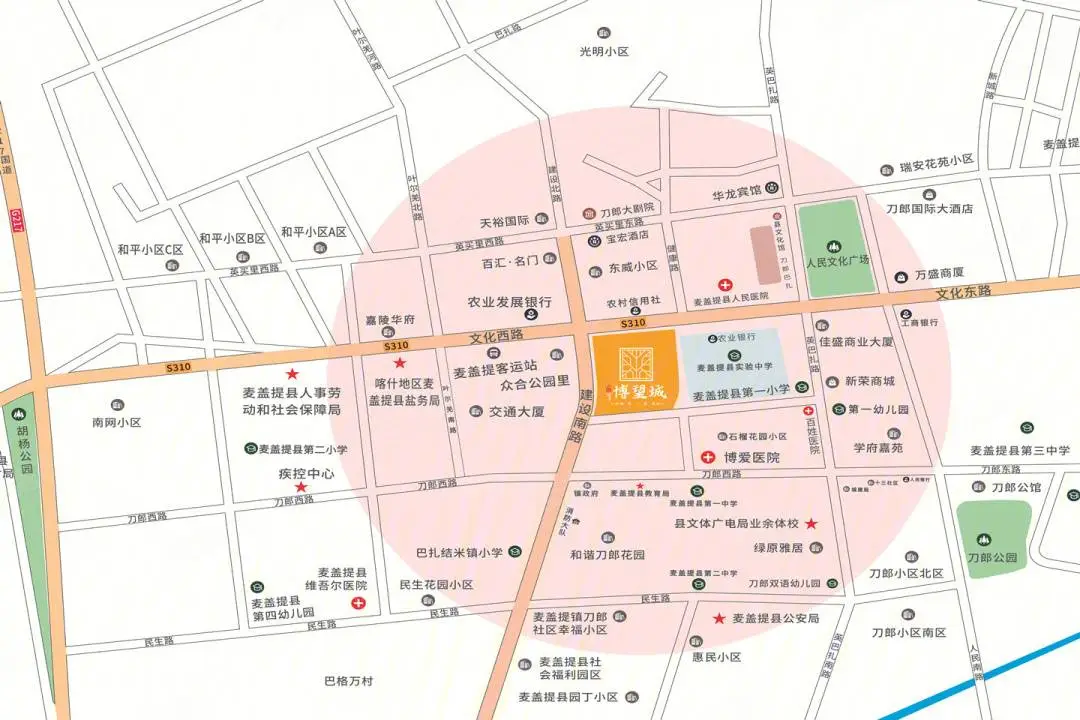 博望城楼盘图