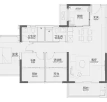中海·汇德里户型信息2