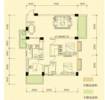 时代爵岭户型信息2