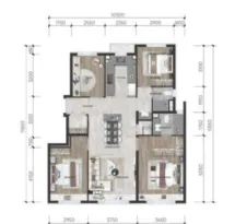 龙湖建工九里熙宸户型信息5