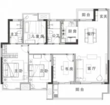 华章文苑户型信息3