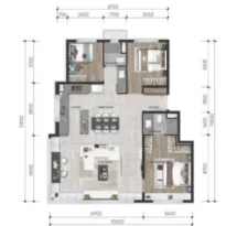 龙湖建工九里熙宸户型信息4