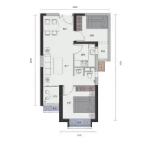 滨河观邸户型信息5