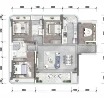 四川师大站TOD锦江府户型信息3