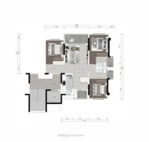 中国铁建青羊樾府户型信息1