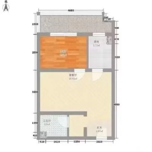 兰江新苑电梯房出租,床可以换成大的,家具家电全齐,随时看房.
