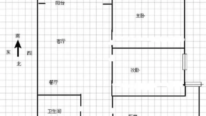 小榛子沟楼 押一付一 可月付 包取暖 随时看房 两居室