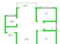 金阳新区|明诚景怡苑2室2厅1卫出租