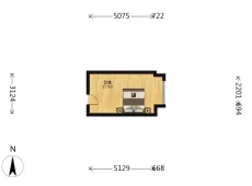 青山湖|力高雍湖国际2室1厅1卫出租|买房租房佣金全返