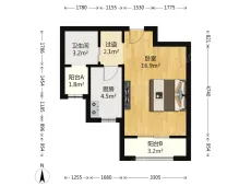 长清|中建长清湖1室1厅1卫出租|买房租房佣金全返