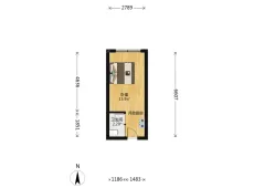 下城|新天地G193广场1室1厅1卫出租|买房租房佣金全返