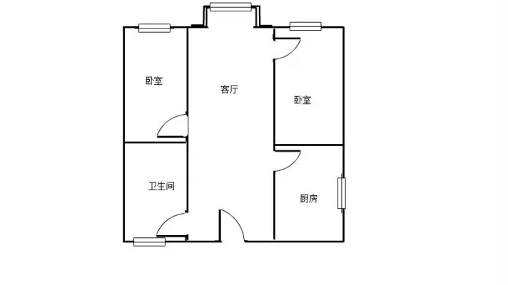 宝居朗庭国际 2室1厅1卫 精装修 76平 拎包即住