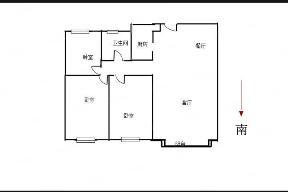 金大地龙湖中心,龙湖中心三室二厅精装修1