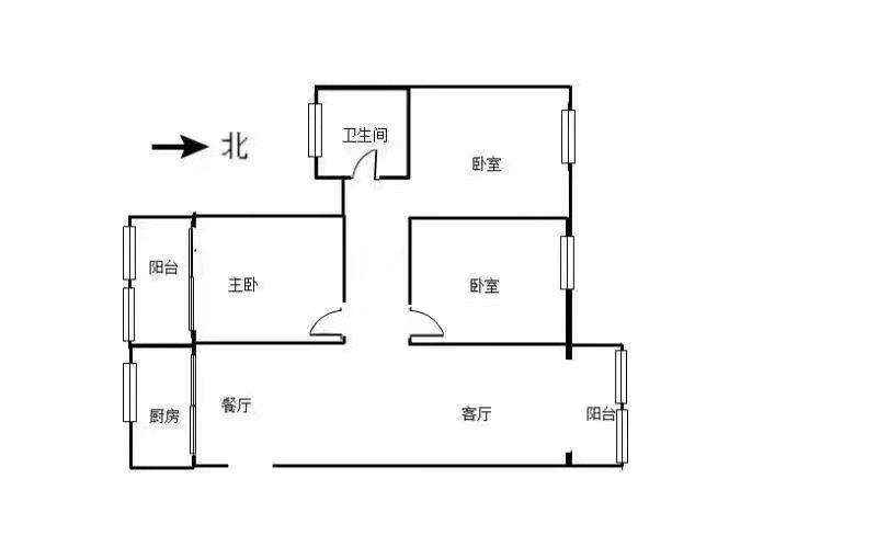 华电小区,华电小区丨 3室2厅1卫 丨精装丨拎包入住1