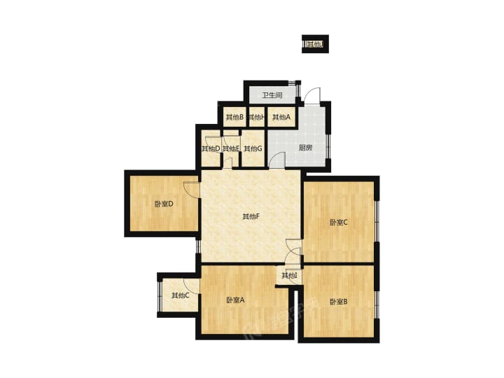 真华路157弄,真华路157弄 7800.00元/月 4室1厅1卫 119.19平9