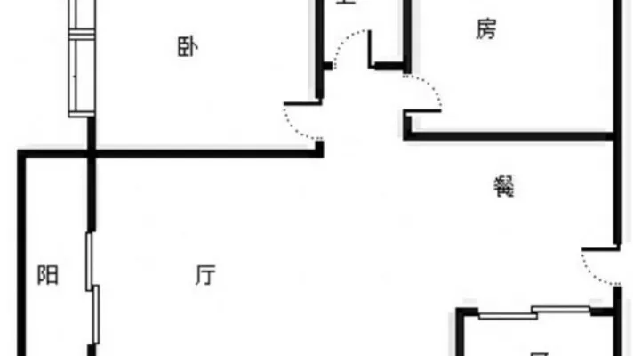 铭盛檀香洲 2室2厅1卫 83平 电梯房 精装修