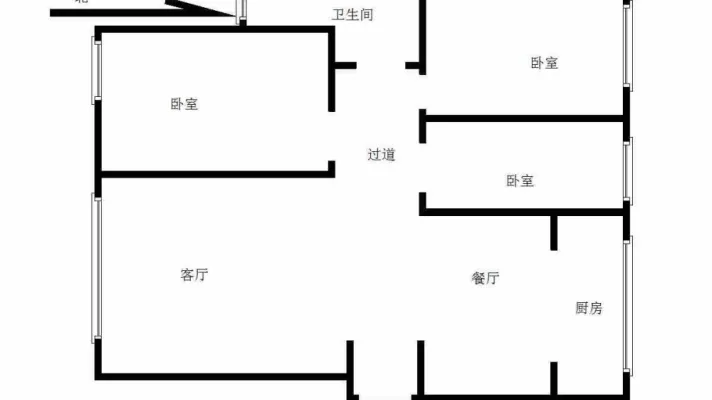 中骏国际社区3期 3室2厅1卫 电梯房 精装修 南北通透