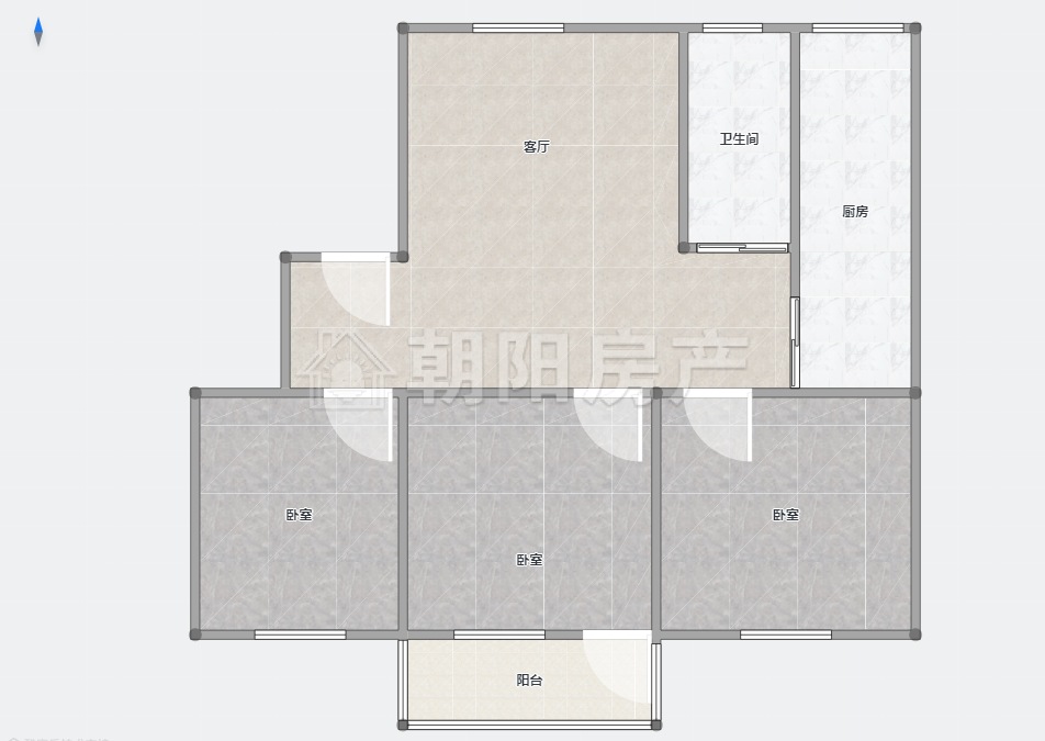 江陈小区,淮南电视台对面江陈小区 3室2厅1卫 精装修 81平1