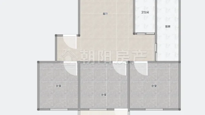 淮南电视台对面江陈小区 3室2厅1卫 精装修 81平