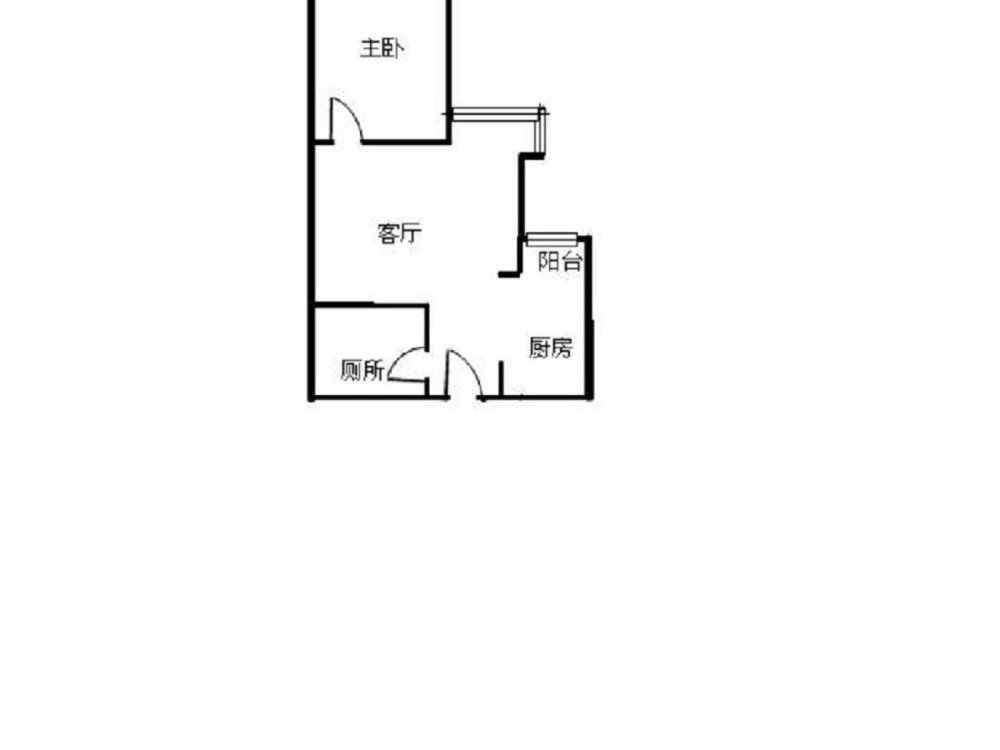 怡景大厦,怡景大厦 1室1厅1卫 精装修 配套齐全 43平1